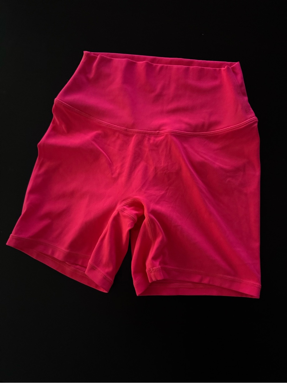 PARAGON Women’s High-Waist Neon Pink Bike Shorts